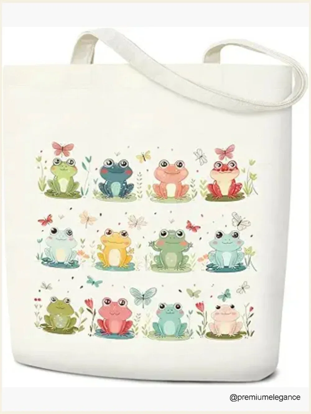 Canvas Tote Bag Reusable Shopping Foldable